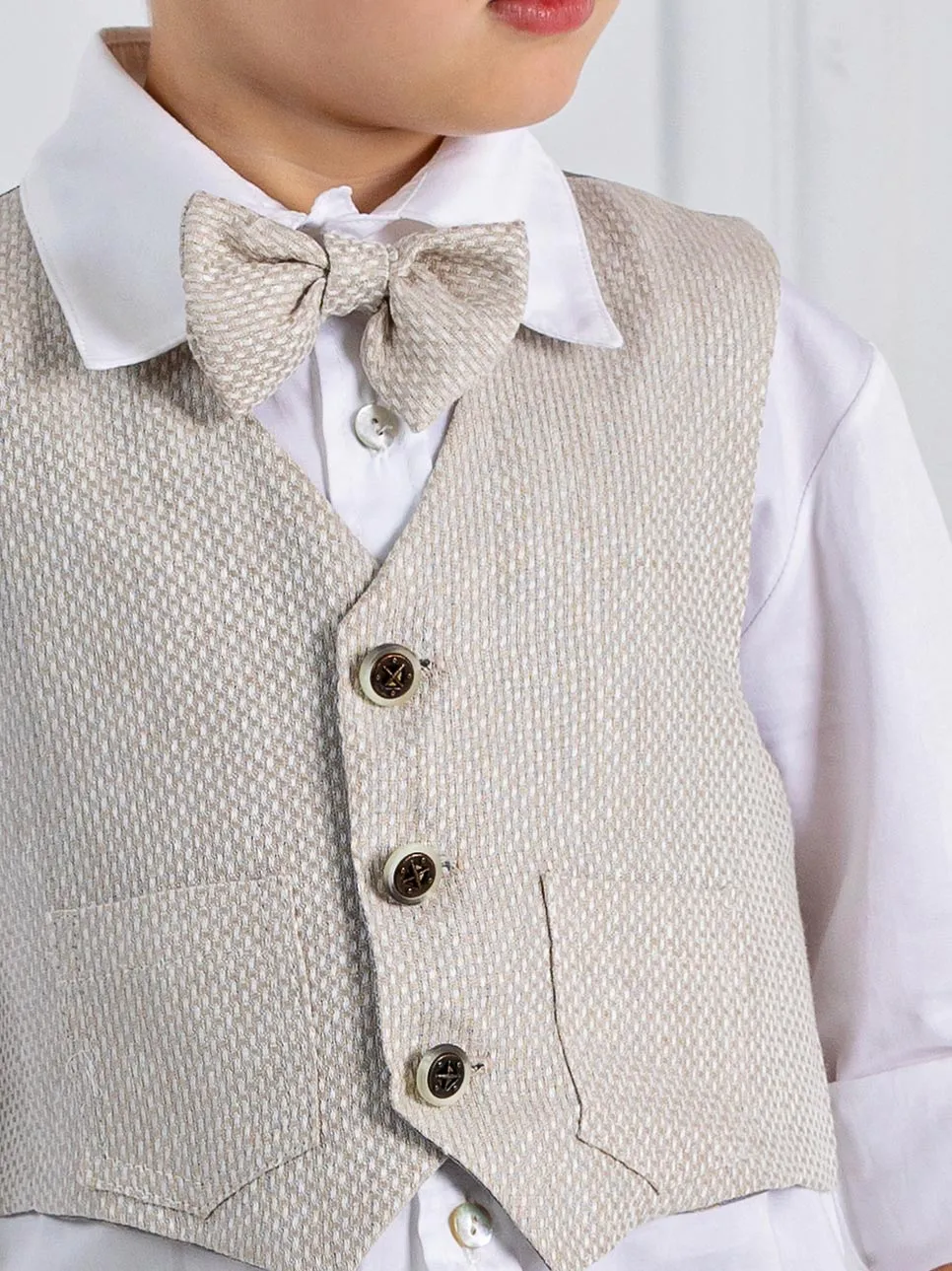 Boy's Baptism outfit set 5pcs - VERMIO