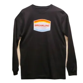 Breakline "Rockin' Red" - Black Long Sleeve Shirt