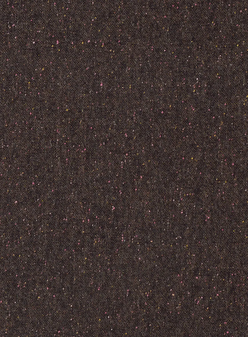Brown Flecks Donegal Tweed Shirt