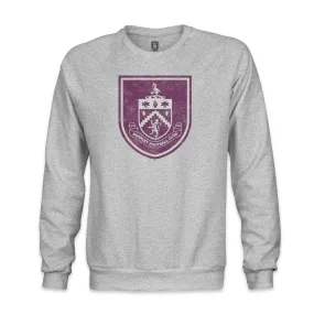 Burnley FC Color Badge Crewneck Sweatshirt - Grey