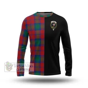 Byres (Byses) Tartan Long Sleeve T-Shirt with Family Crest and Half Of Me Style