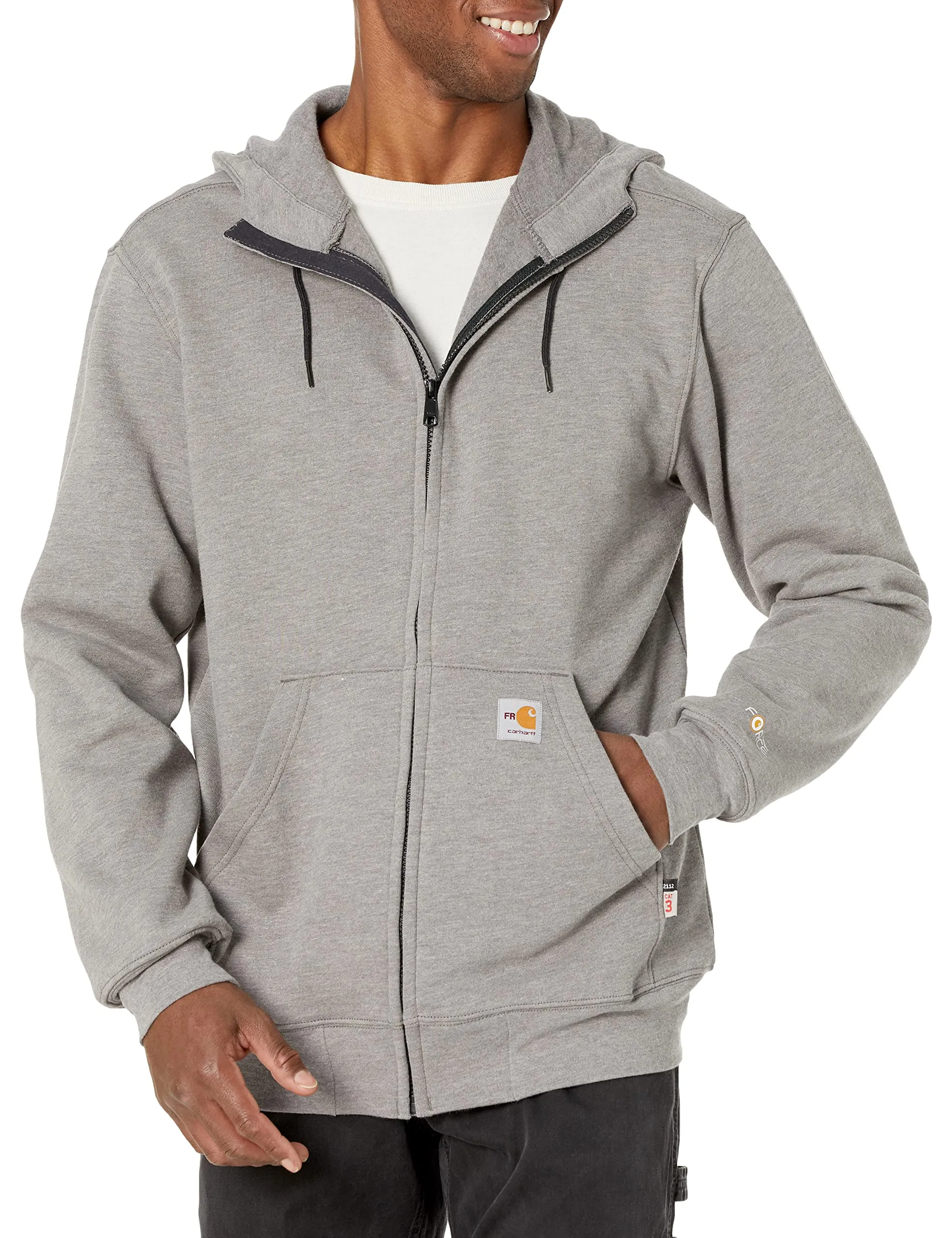 Carhartt 104982 Men's Flame Resistant Force Loose Fit Midweight Full-Zip Sweatshirt
