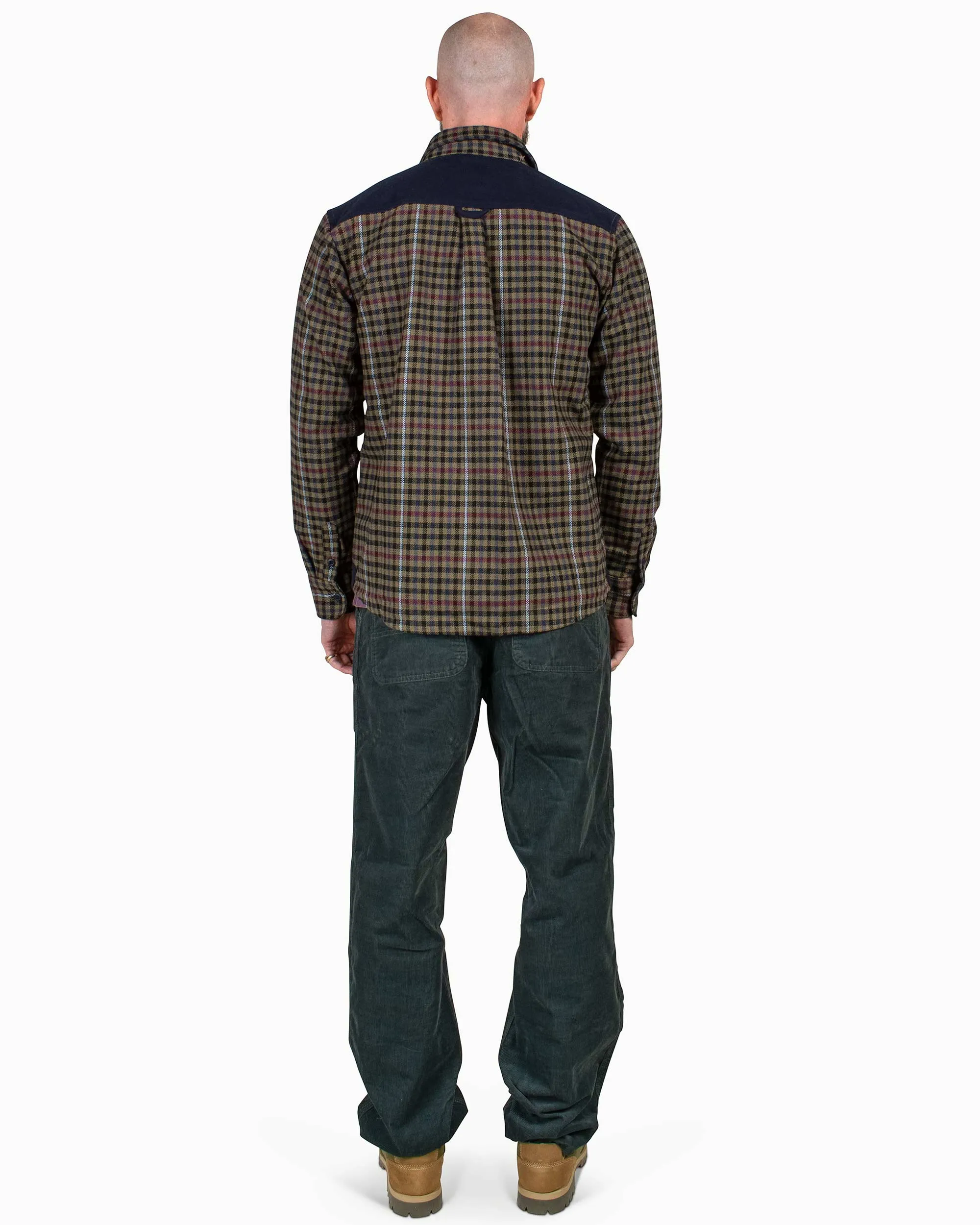 Carhartt W.I.P. Asher Check Shirt Seaweed/Dark Navy