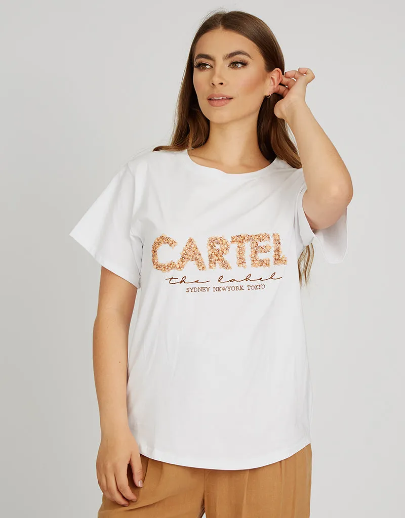 CARTEL Rhinestone T-Shirt