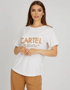 CARTEL Rhinestone T-Shirt