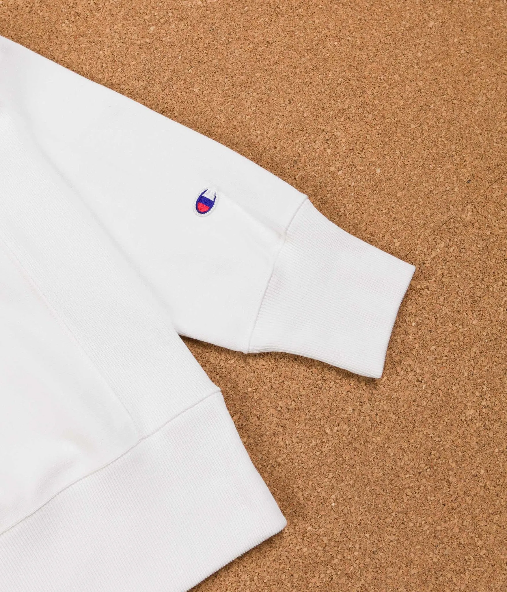 Champion Reverse Weave Classic Crewneck Sweatshirt - White