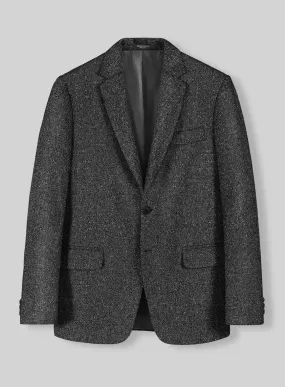 Charcoal Flecks Donegal Tweed Jacket