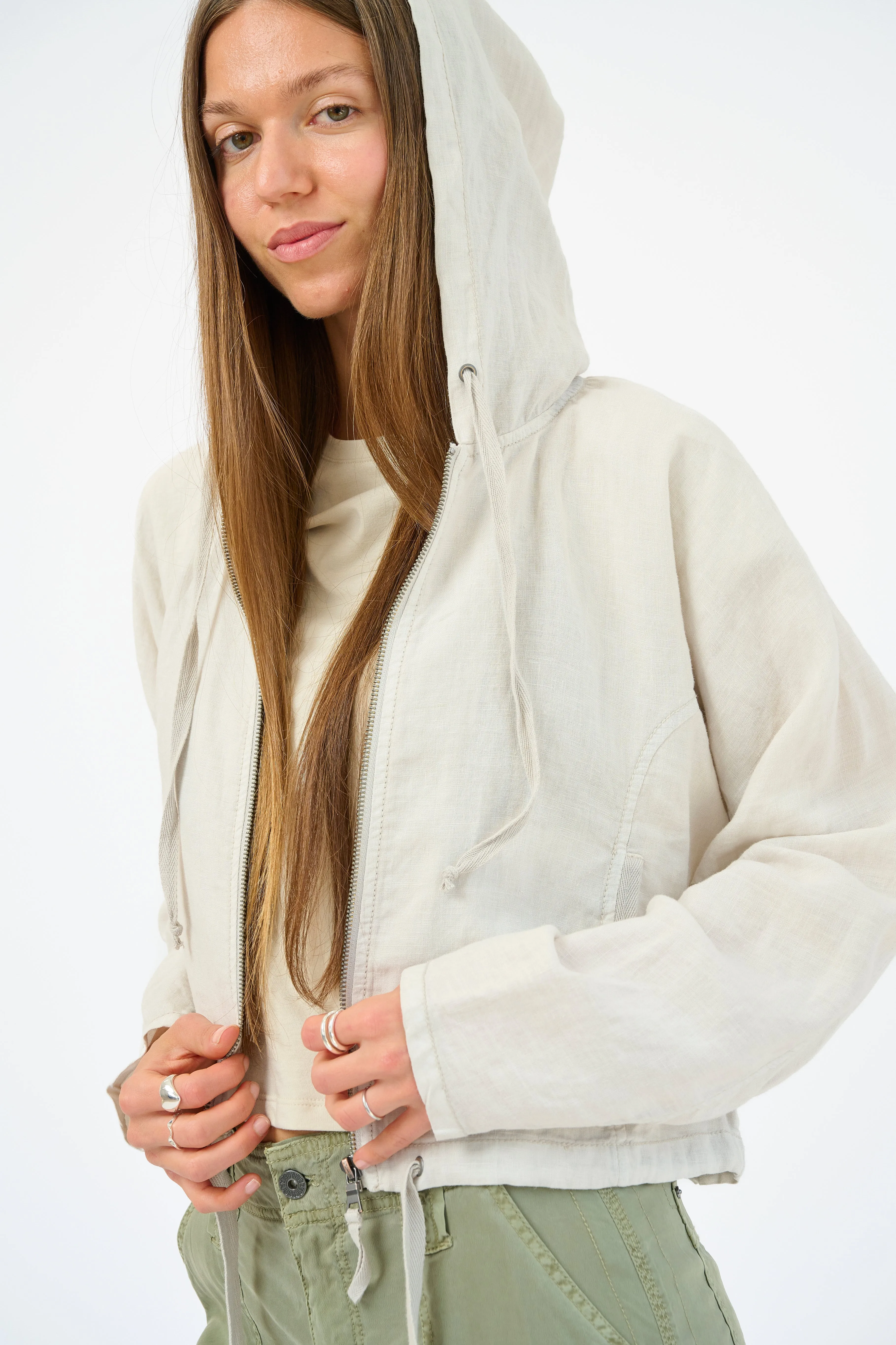 Coraline Linen Hoodie