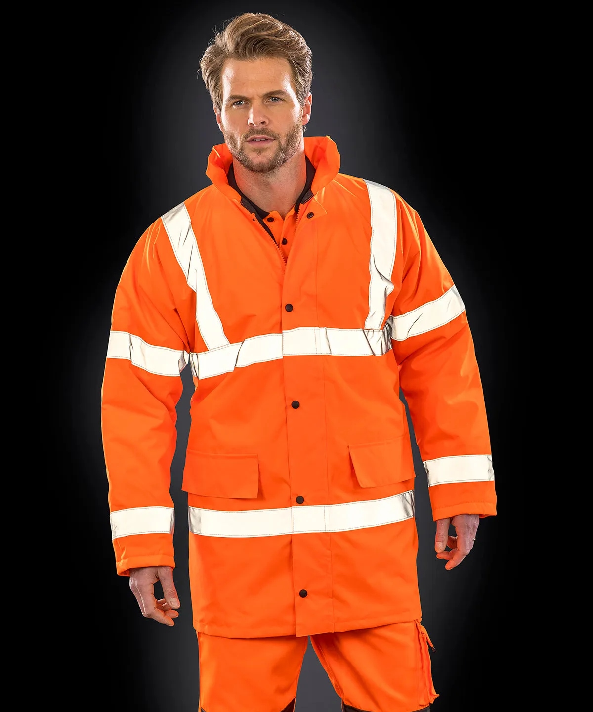 Core safety high-viz coat | Orange