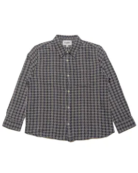 Corridor Reverse Tweed Snow Check Blue