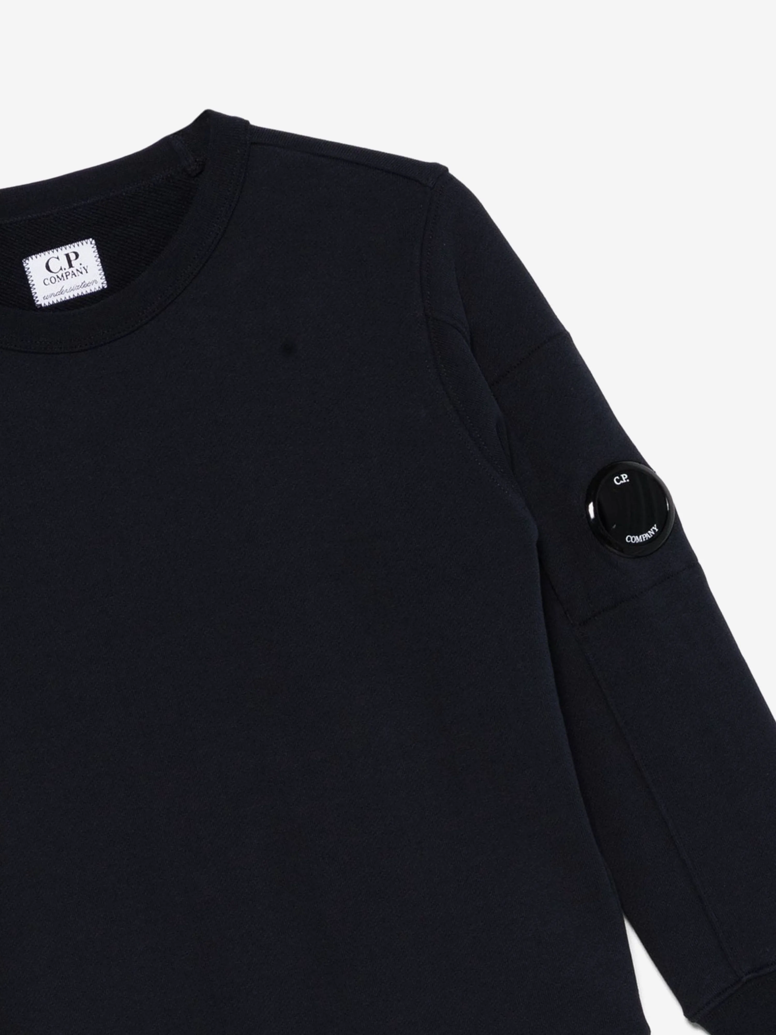 C.P. Company Boys Logo Sweatshirt in Navy