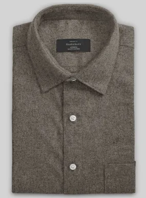 Dapper Brown Tweed Shirt