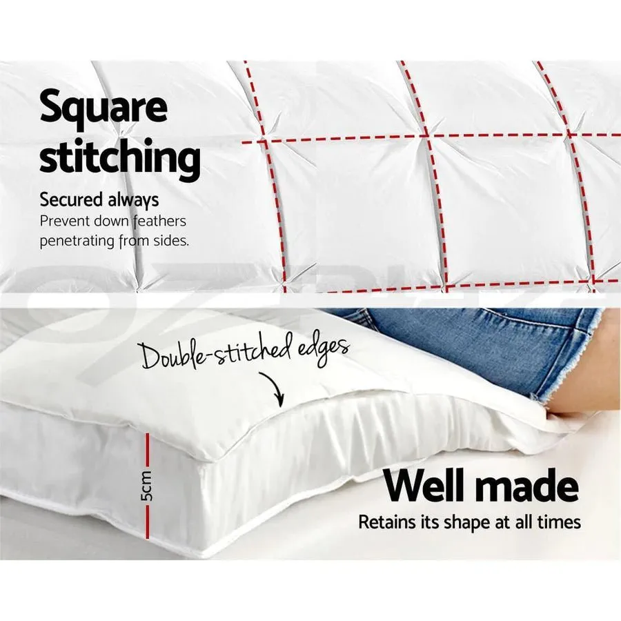 Double Premium Package | Henley LED Bed White, Luna Series Euro Top Mattress (Medium Firm) & Bamboo Mattress Topper!