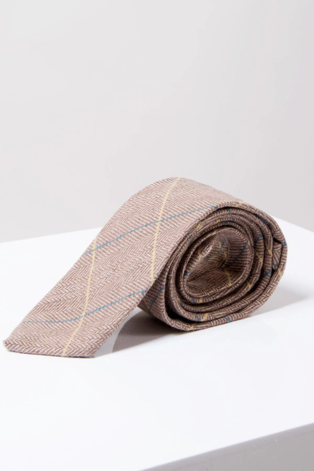 DX7 - Oak Tweed Check Tie