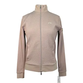Equiline Textured Full Zip Sweatshirt in Mist - Women's Small