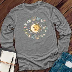 Floral Moon and Sun Long Sleeve