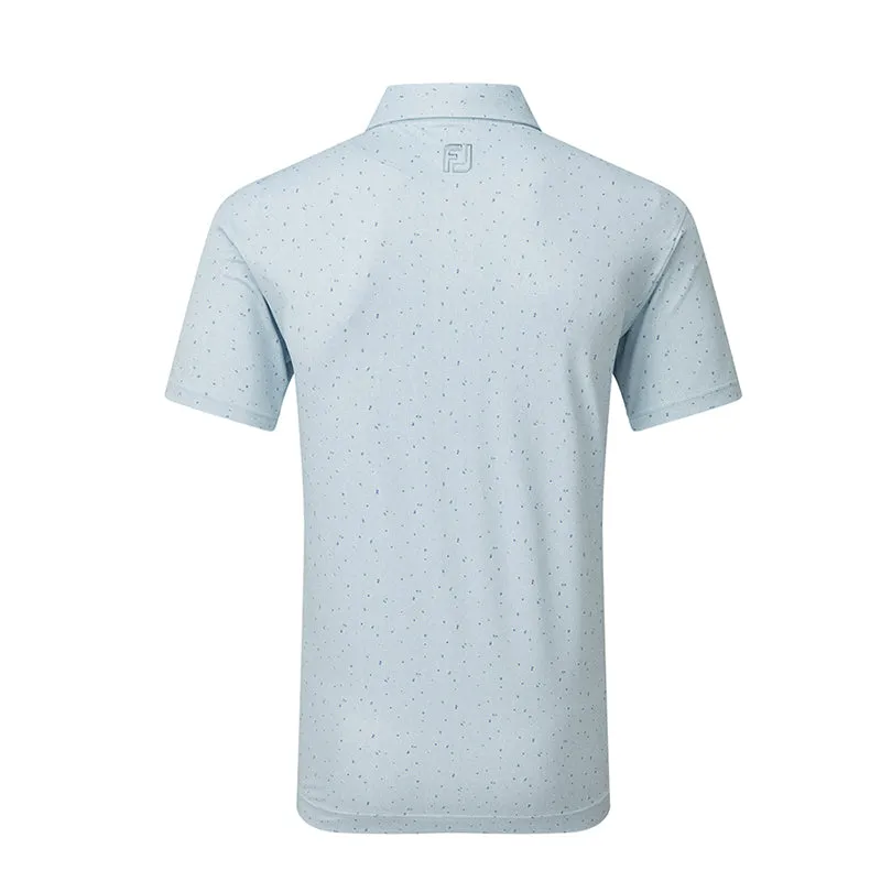 FOOTJOY Tweed Texture Stretch Pique Men's Polo (Mist)