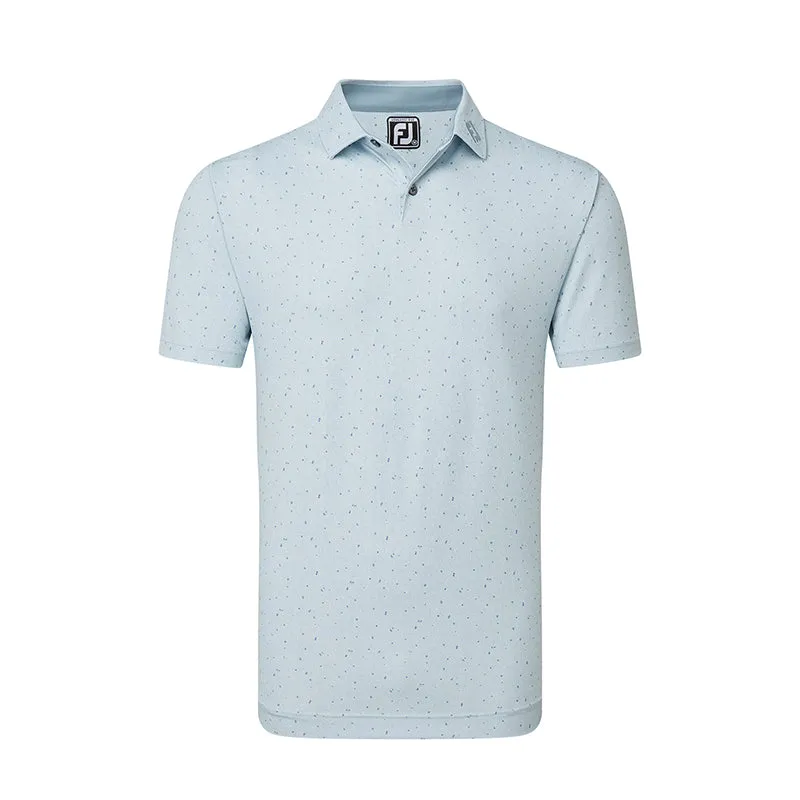 FOOTJOY Tweed Texture Stretch Pique Men's Polo (Mist)