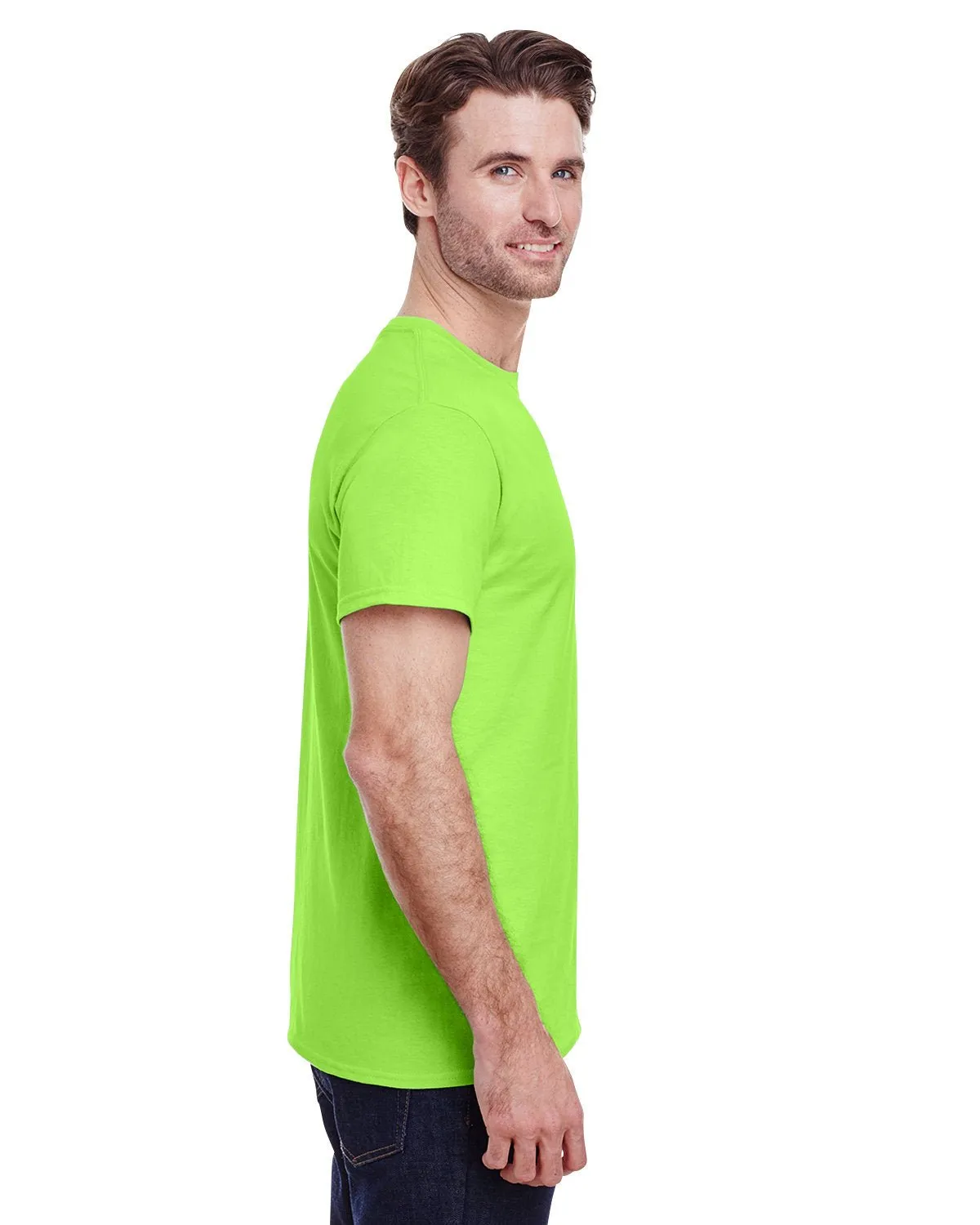 G500-Gildan-NEON GREEN