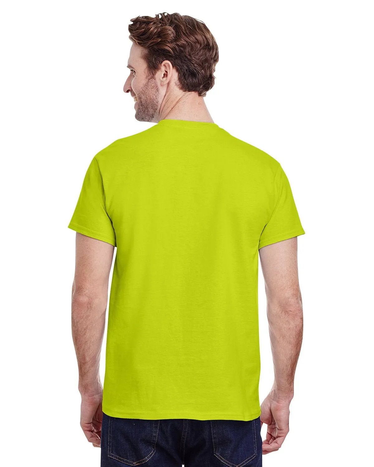 G500-Gildan-SAFETY GREEN