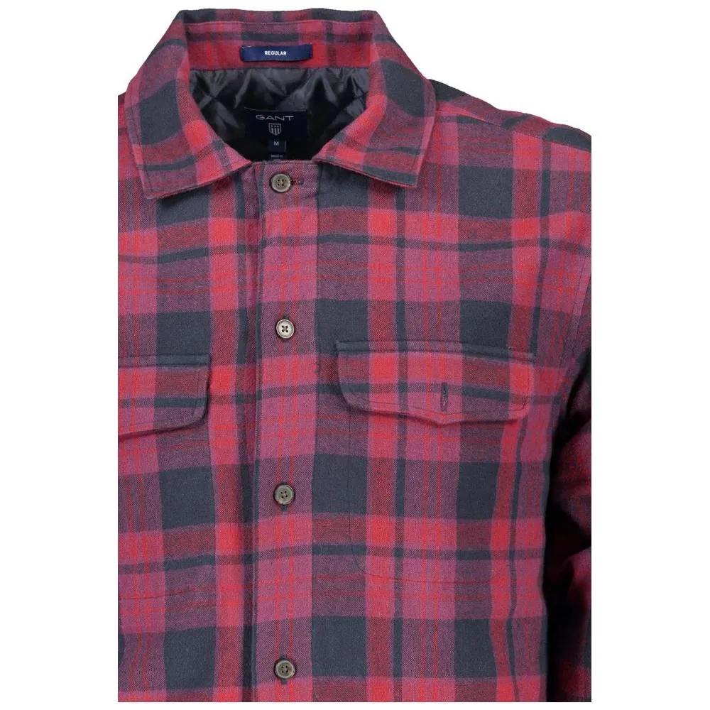 Gant Elegant Purple Cotton Long Sleeve Shirt