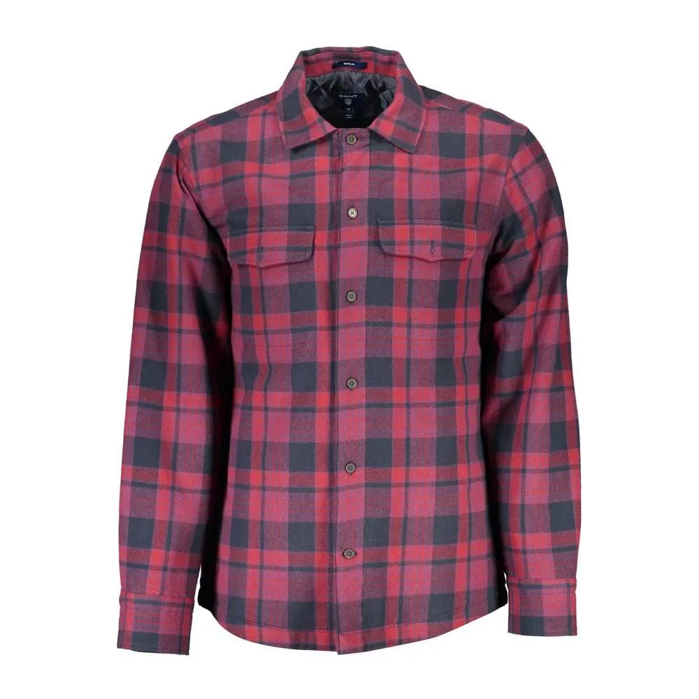 Gant Elegant Purple Cotton Long Sleeve Shirt
