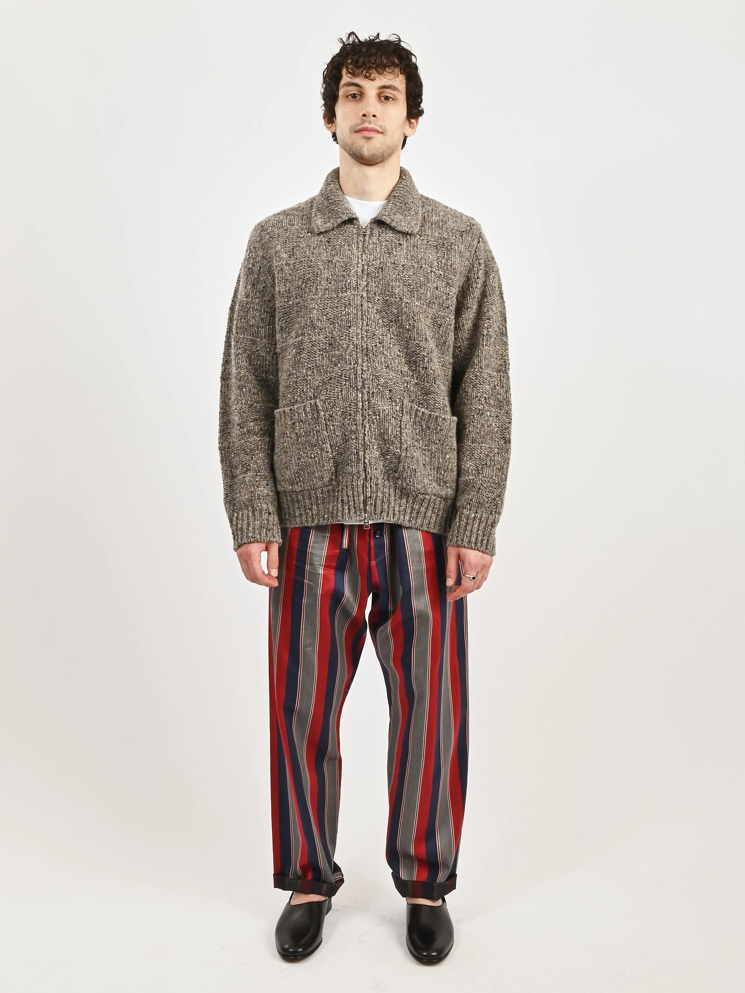 Grey Melange Erik Donegal Diamond Jacket
