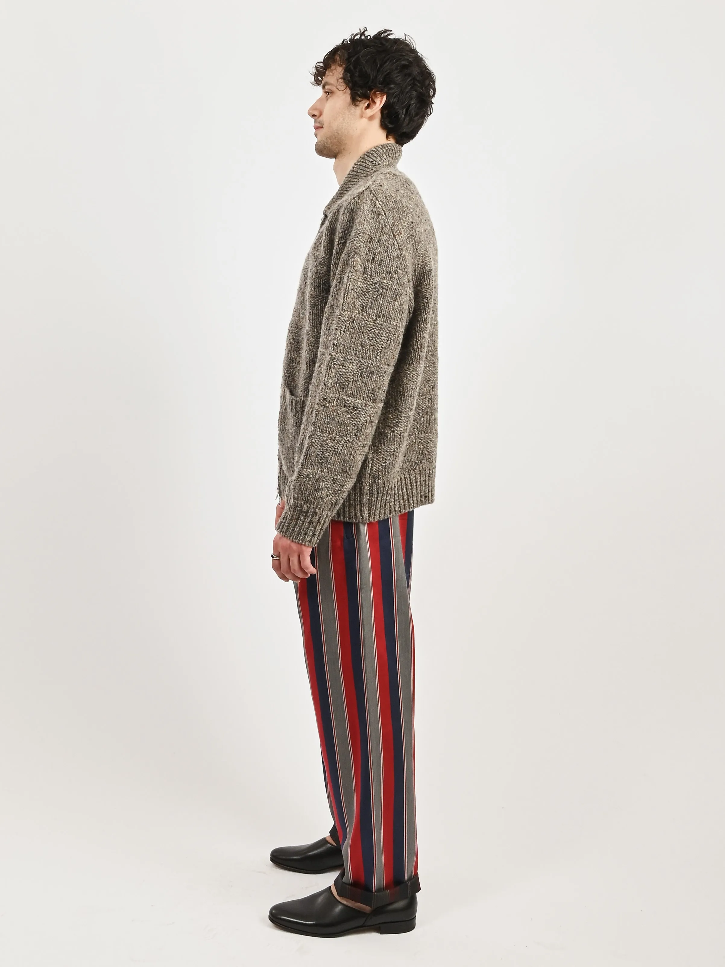 Grey Melange Erik Donegal Diamond Jacket