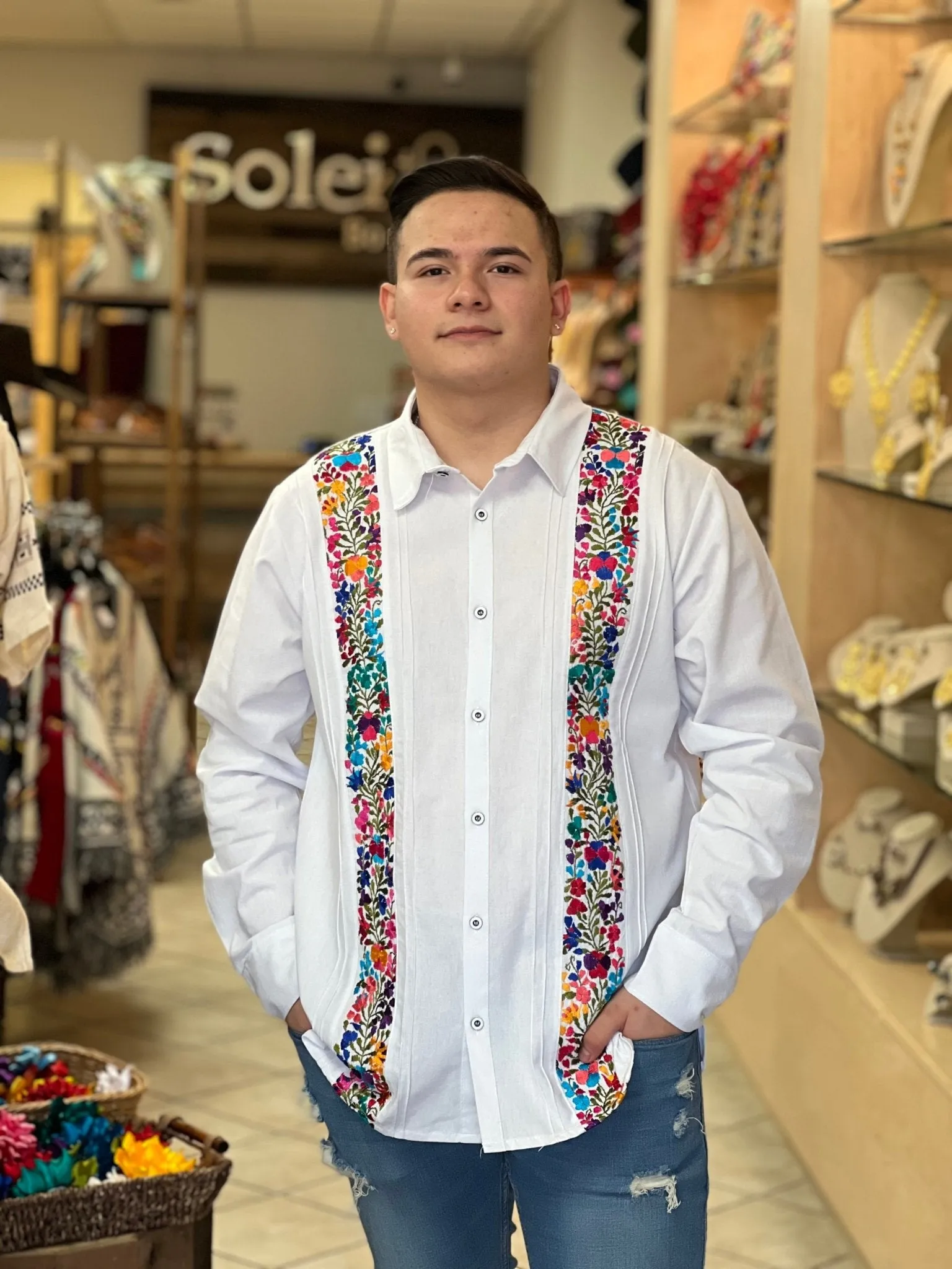 Guayabera San Antonino Doble Larga