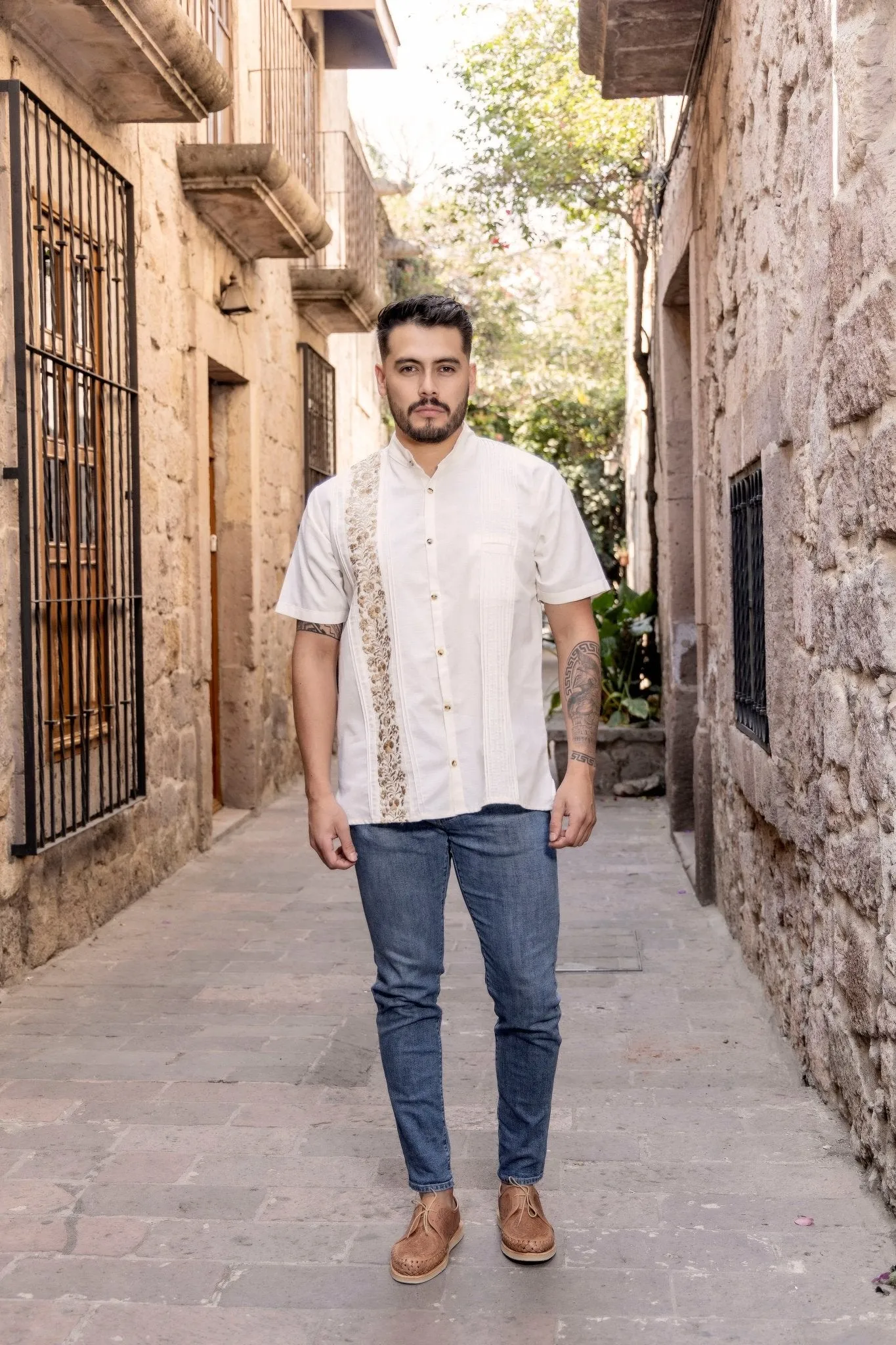 Guayabera San Antonino Dorada