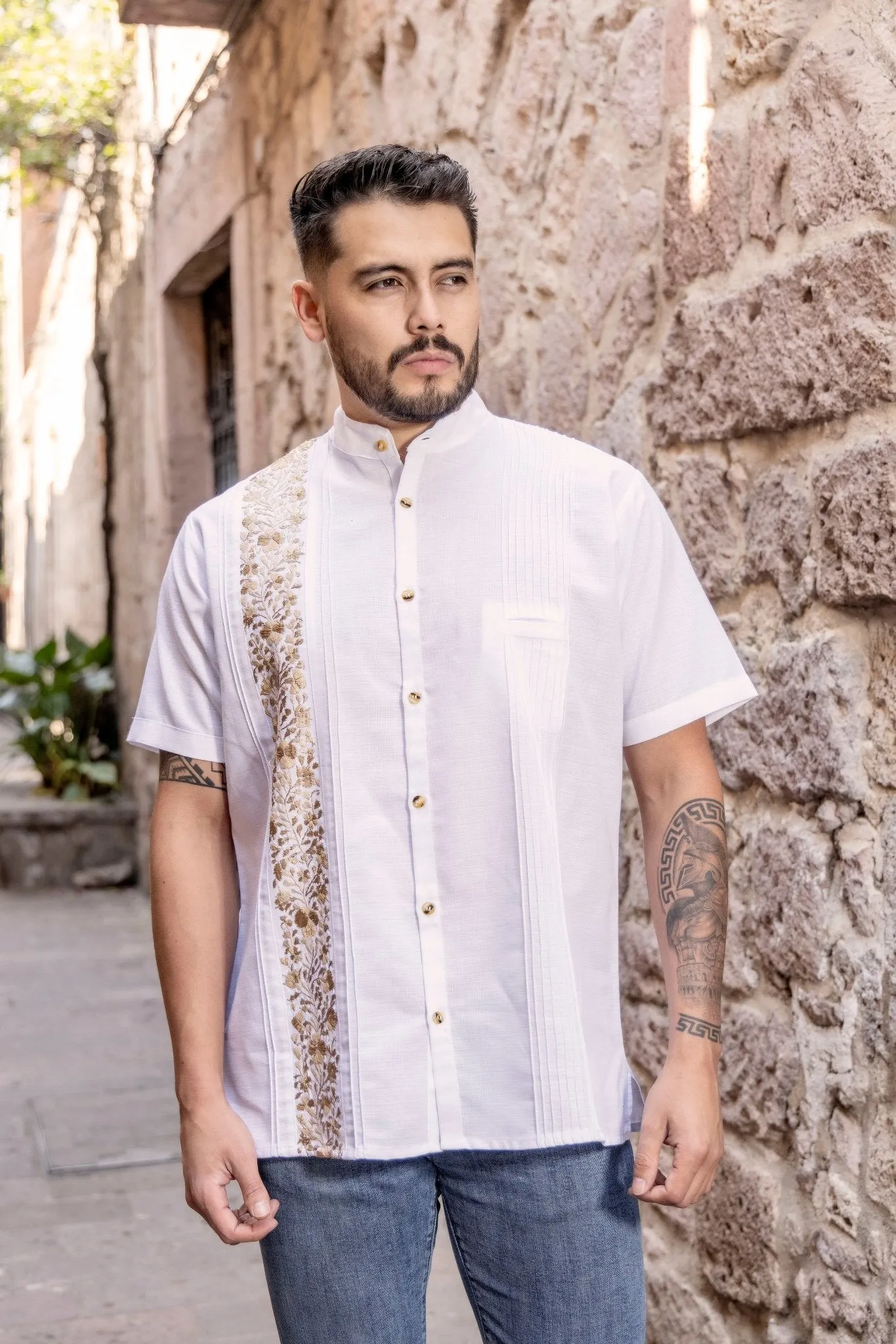 Guayabera San Antonino Dorada