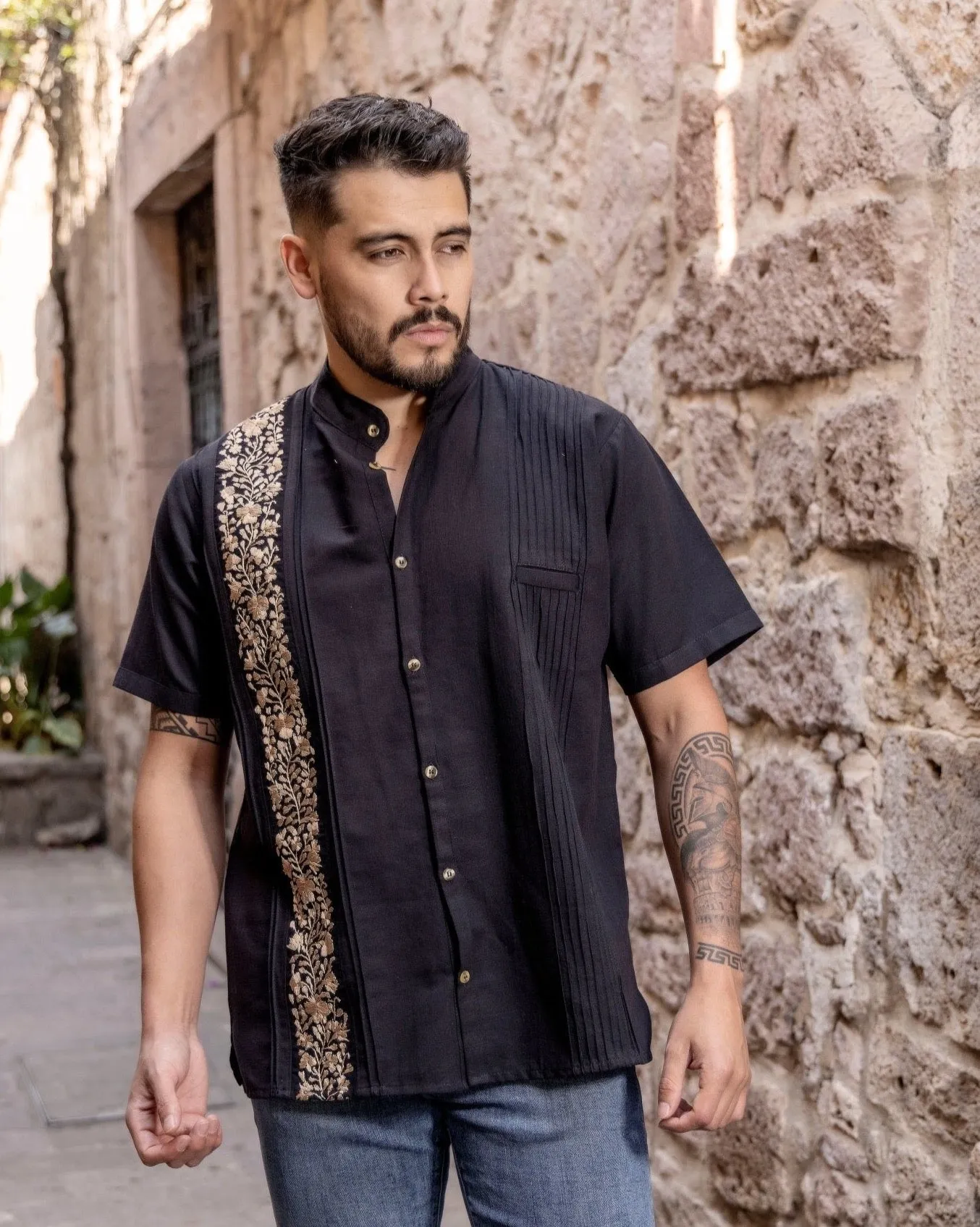 Guayabera San Antonino Dorada