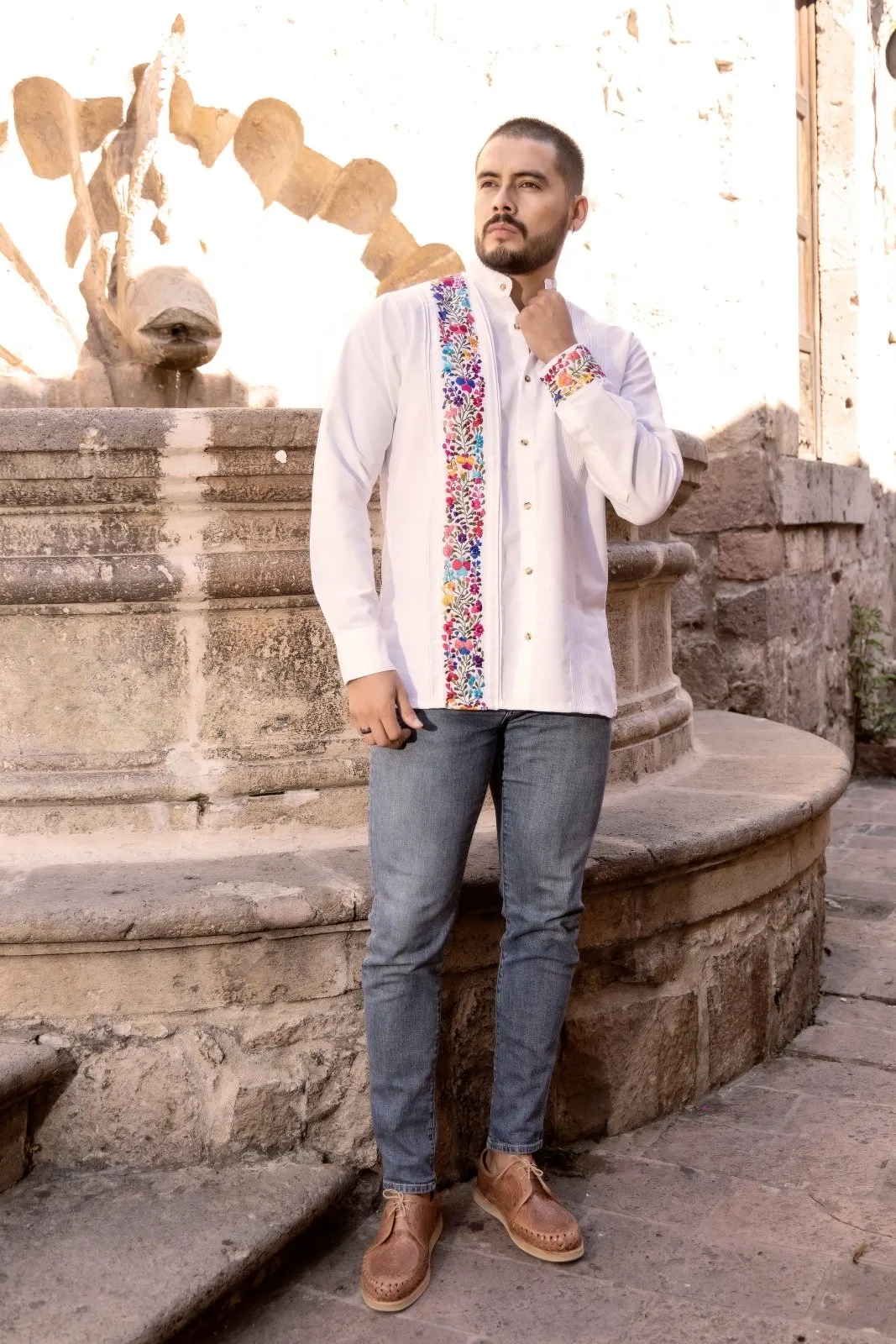 Guayabera San Antonino Sencilla Larga