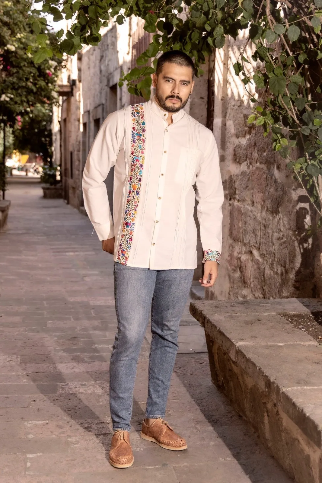 Guayabera San Antonino Sencilla Larga