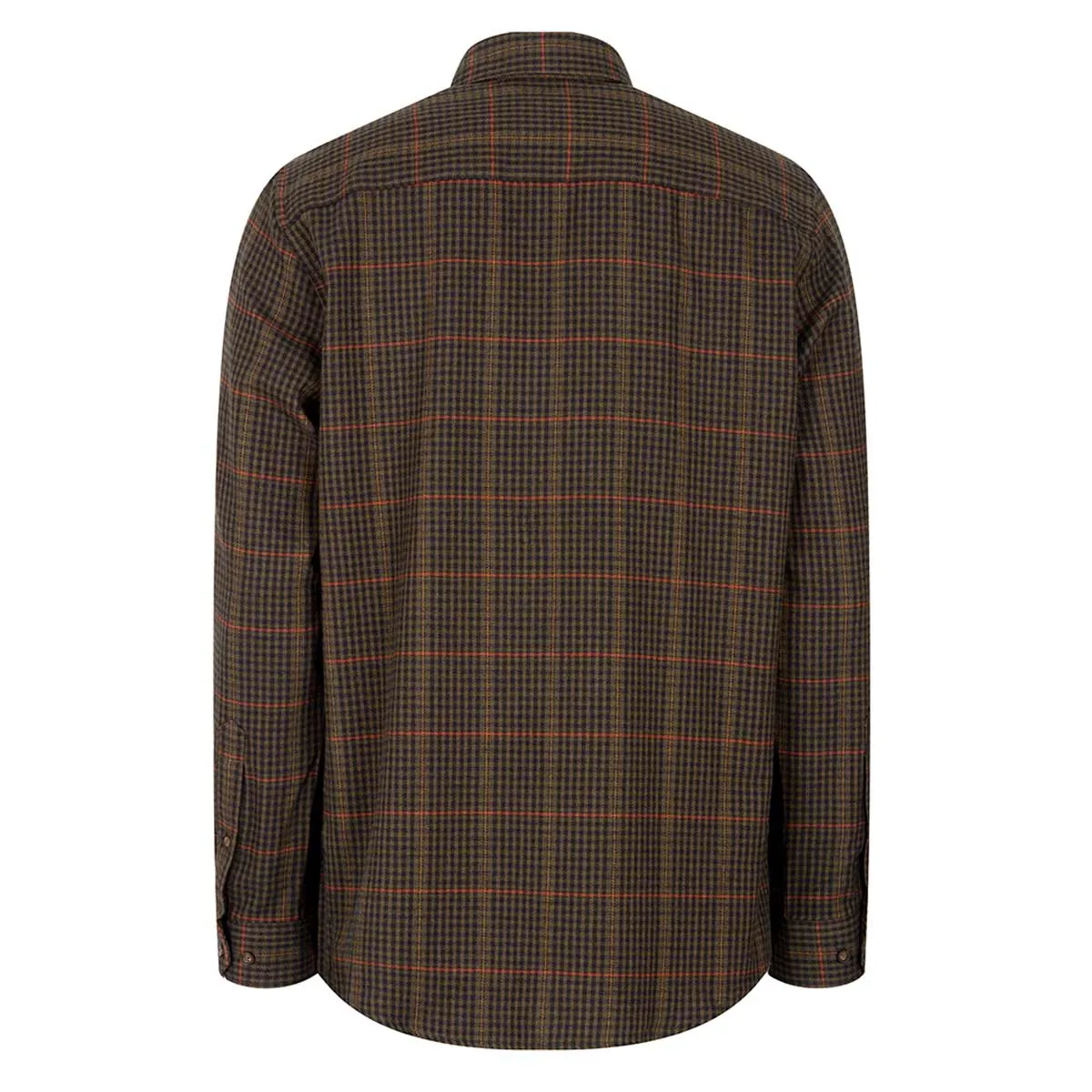 Hoggs of Fife Harris Cotton/Wool Twill Check Shirt