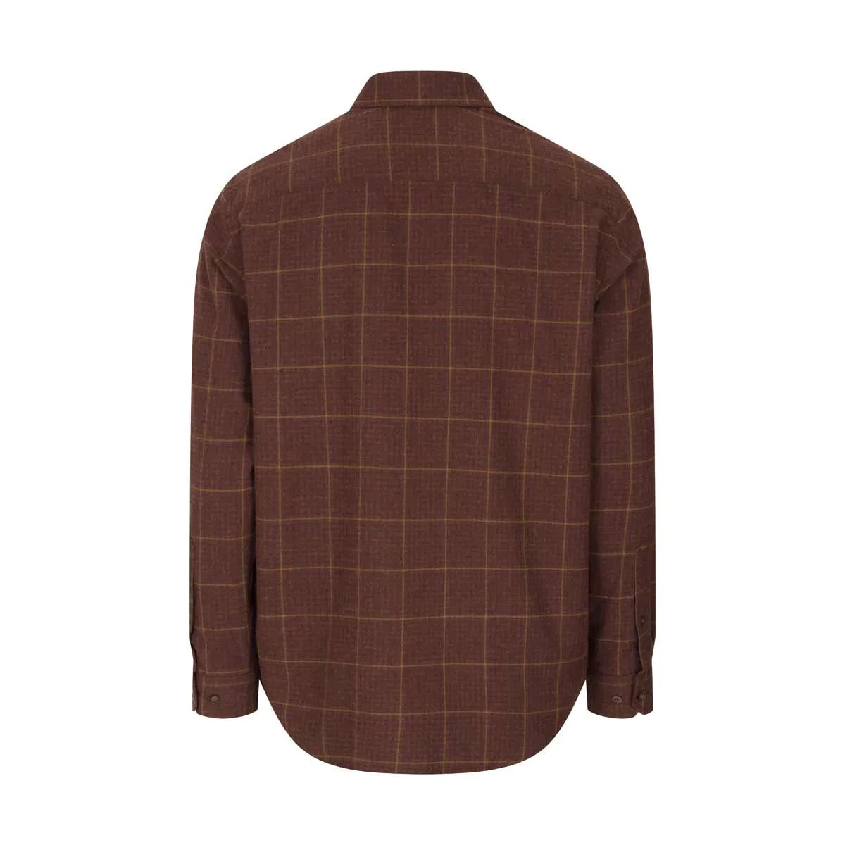Hoggs of Fife Harris Cotton/Wool Twill Check Shirt