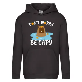 Hoodie Kinder - Don't worry be Capy