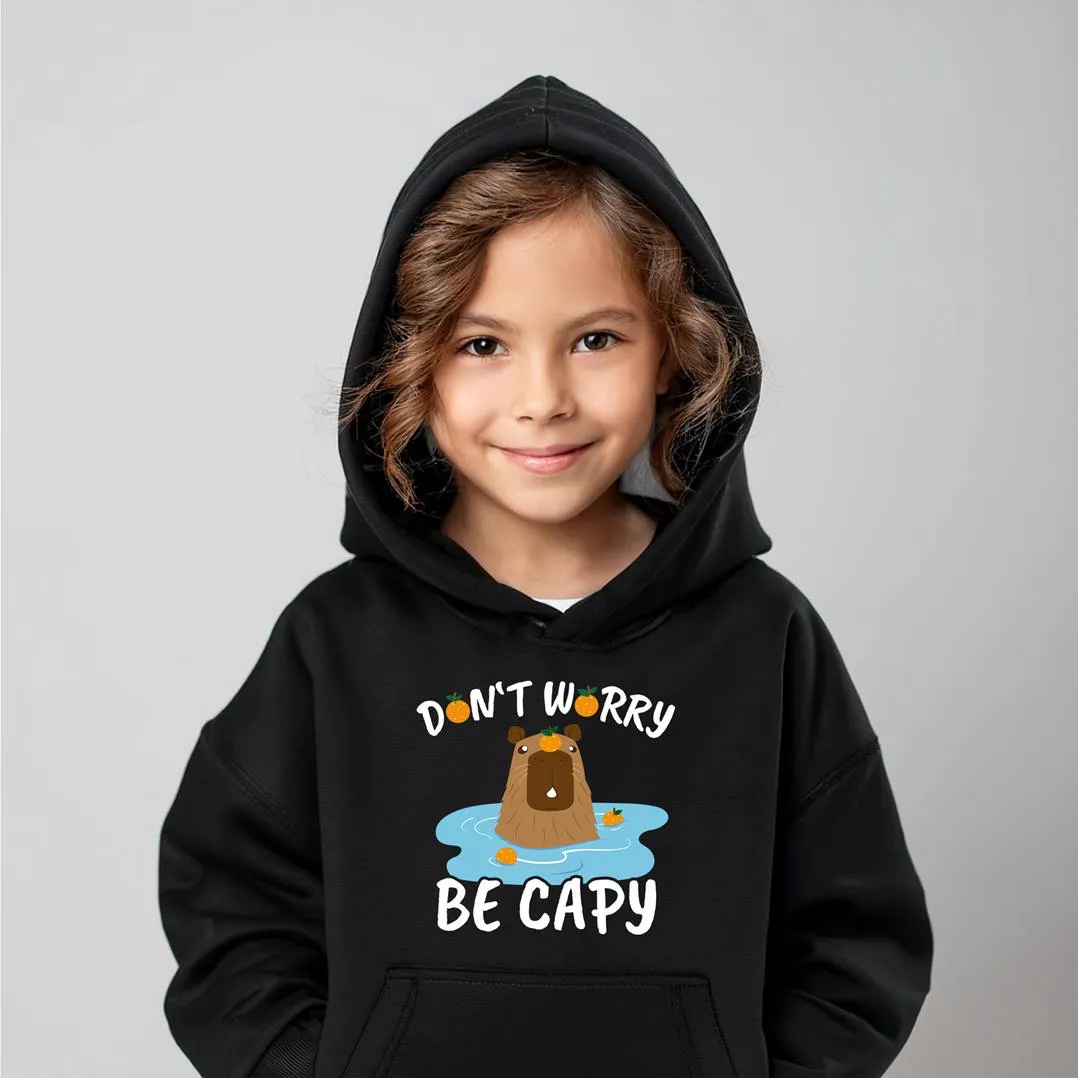 Hoodie Kinder - Don't worry be Capy