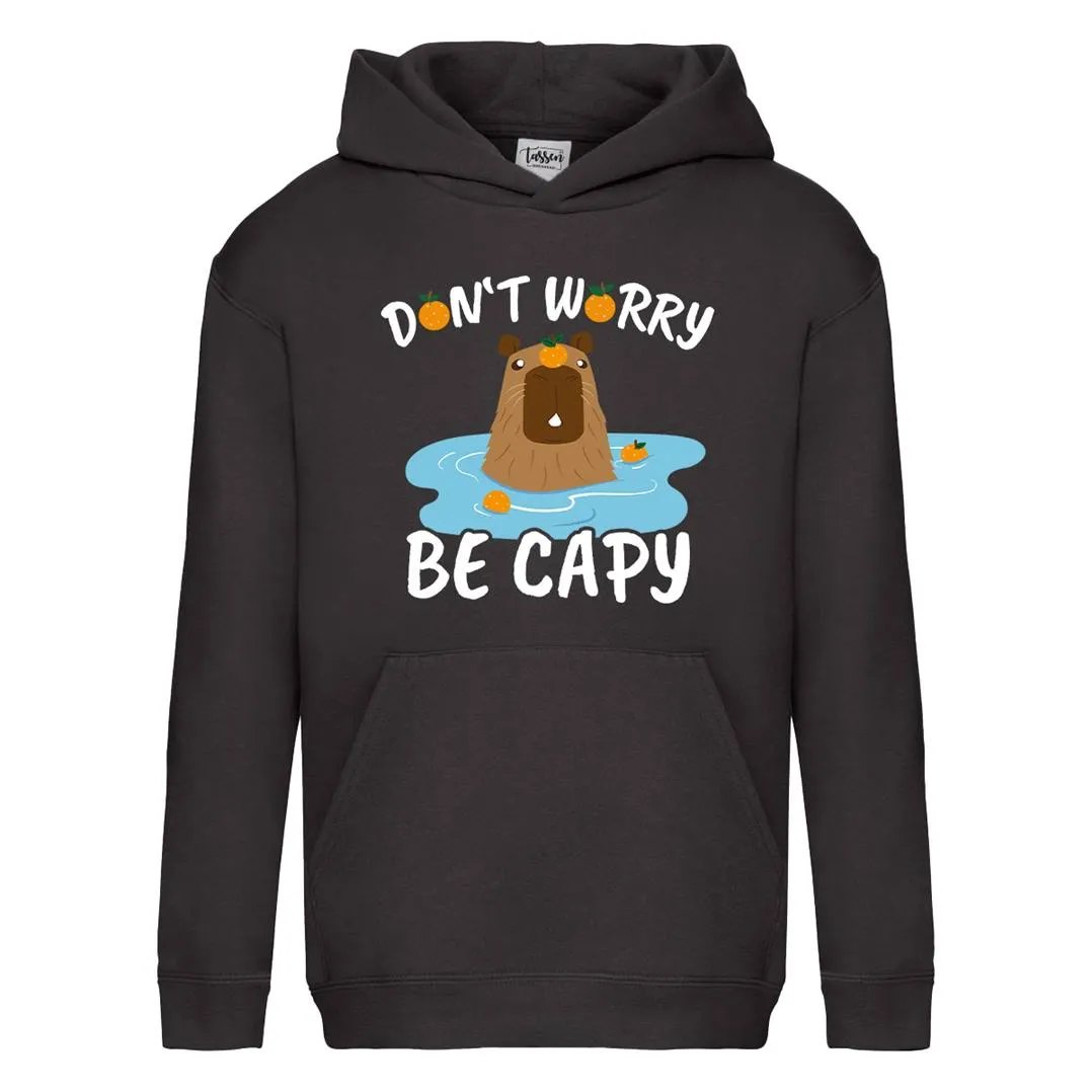 Hoodie Kinder - Don't worry be Capy