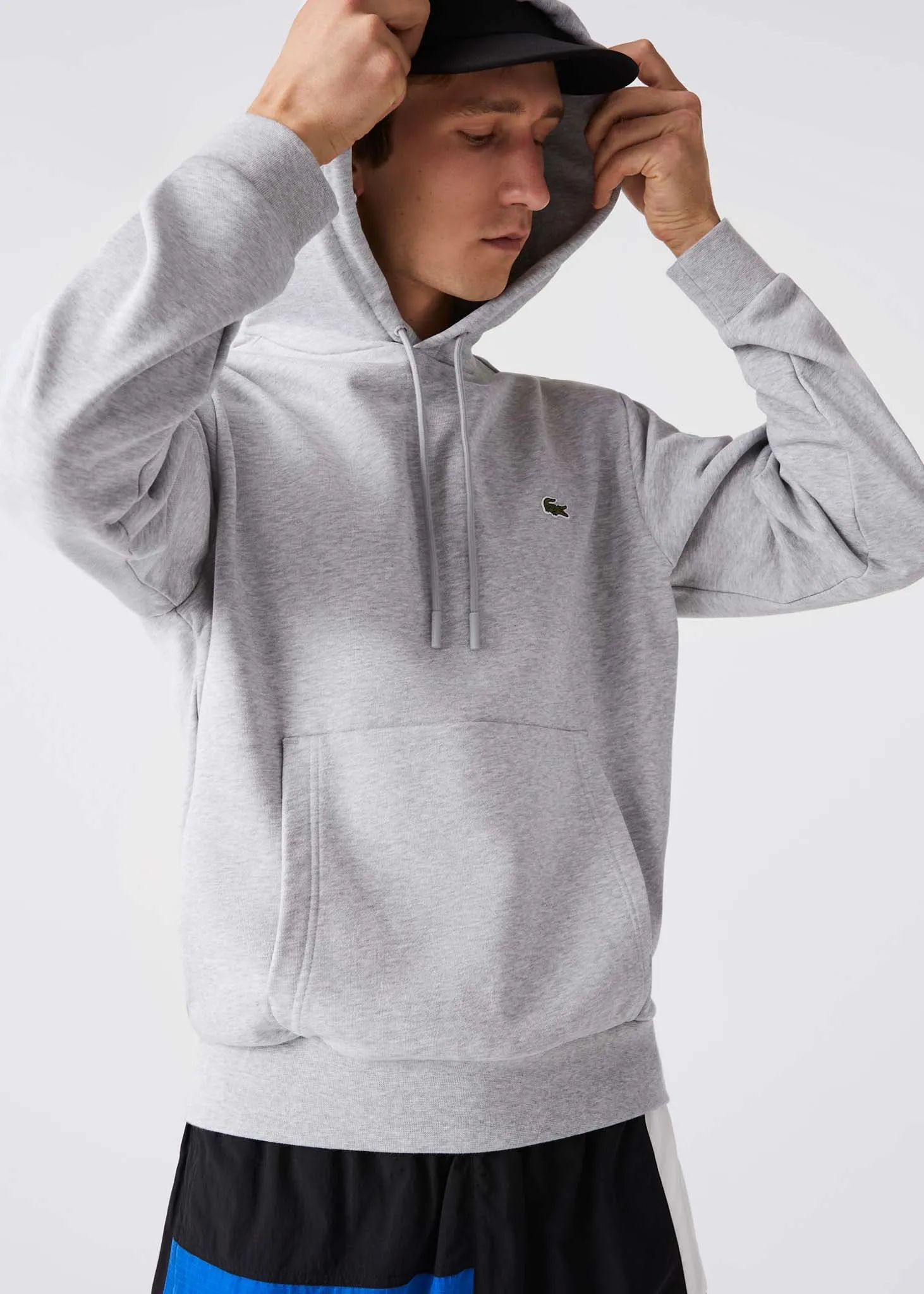 Hoodie - silver chine