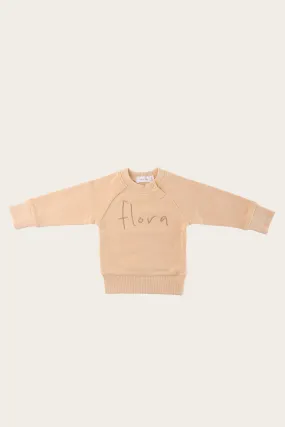Jamie Kay Flora Sweatshirt - Honey Peach