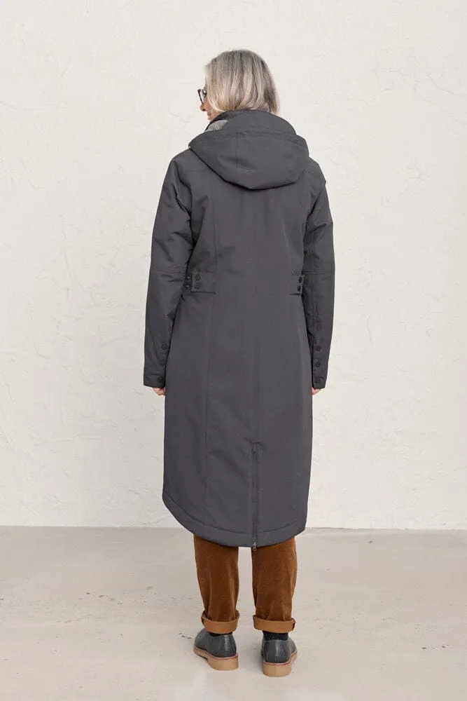 Janelle Waterproof Coat in Slate