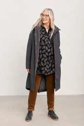 Janelle Waterproof Coat in Slate