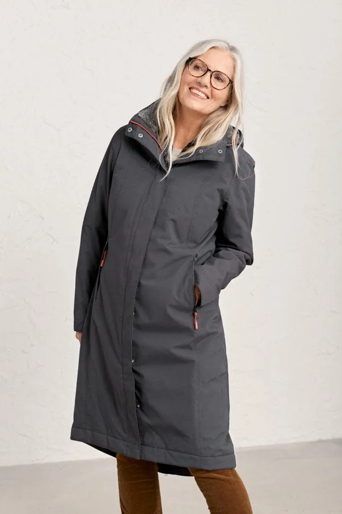 Janelle Waterproof Coat in Slate