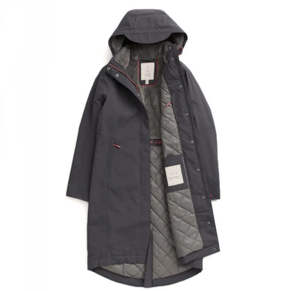 Janelle Waterproof Coat in Slate