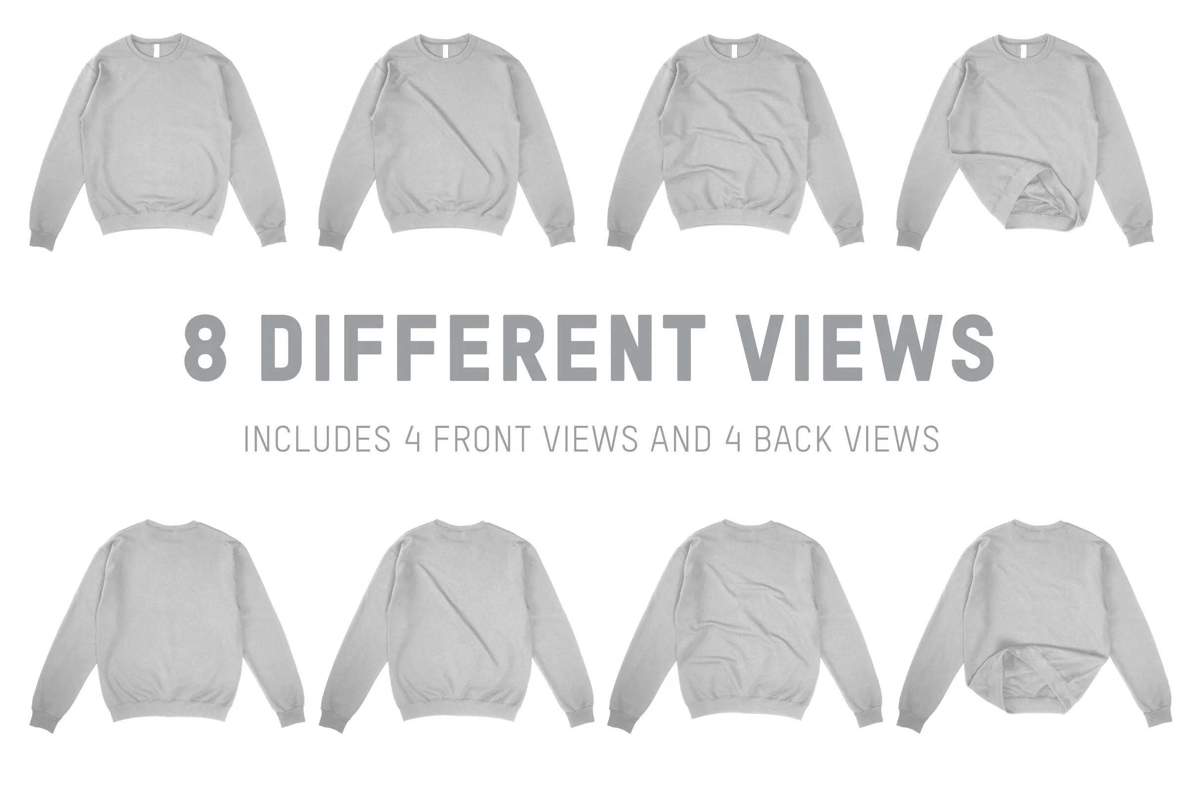 Jerzees 562MR NuBlend Unisex Sweatshirt Mockups