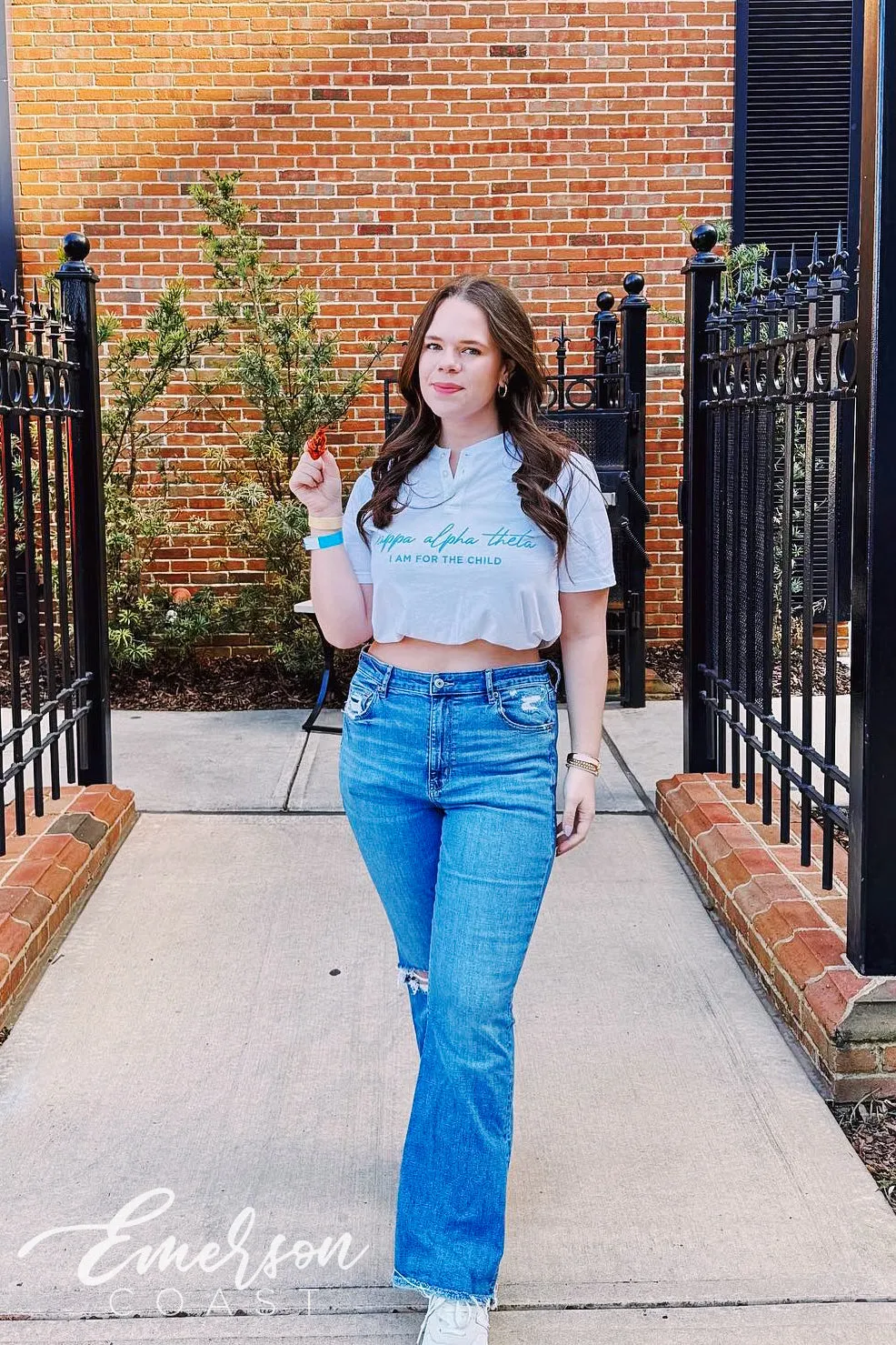 Kappa Alpha Theta I Am For The Child Henley