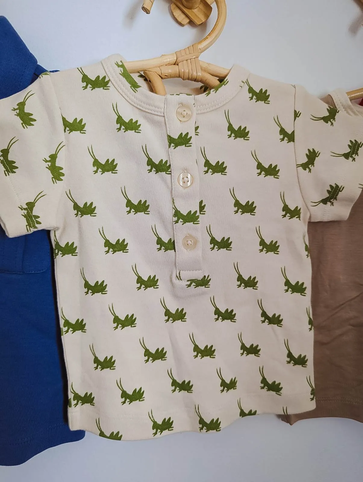 Kate Quinn Organic Cotton Henley Tee (6-12m)