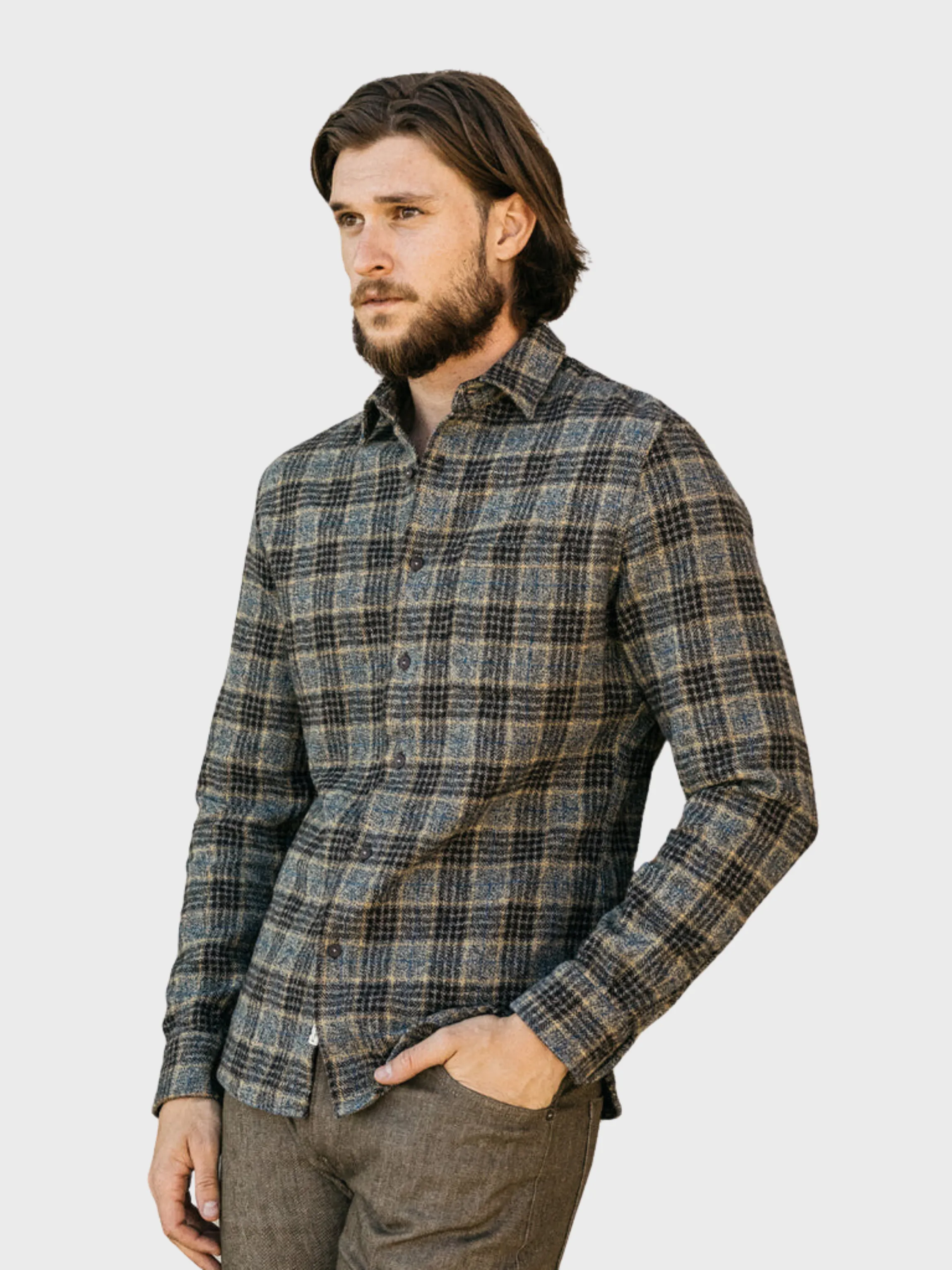 Kato Shirt The Ripper LS Triple Lowtwist Slate Gray
