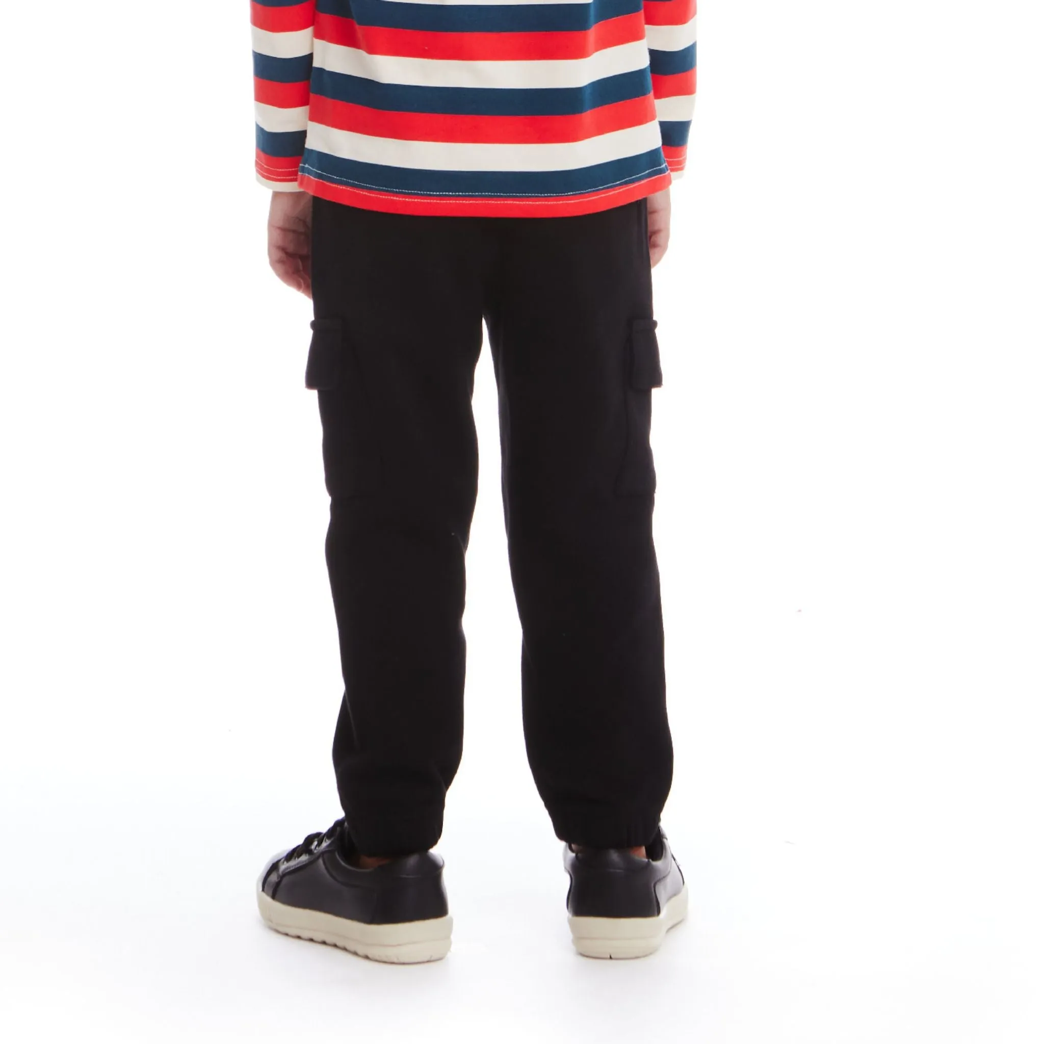 Kids Pique Jogger | Black